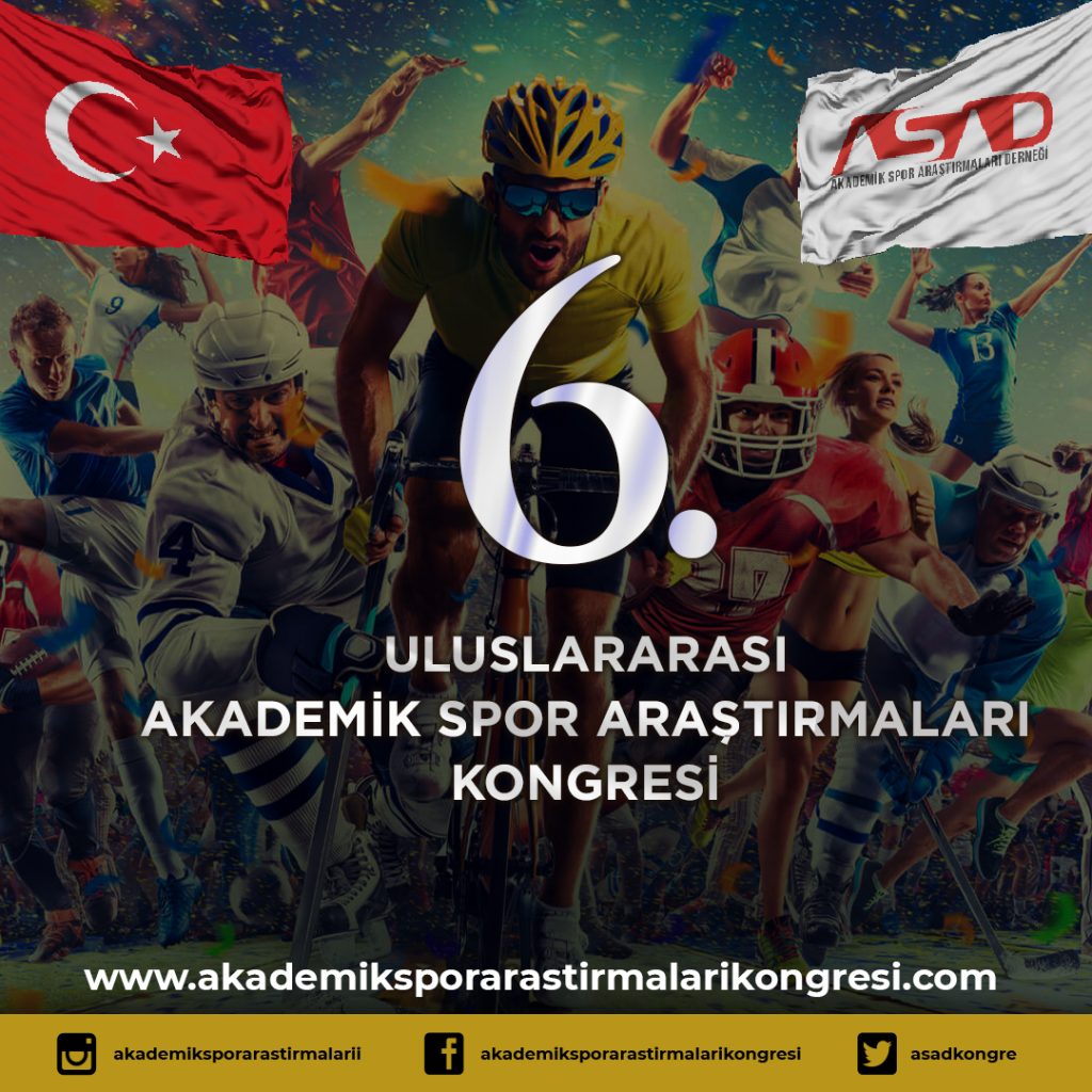 6. Uluslararası Akademik Spor Araştırmaları Kongresi Büyük Bir Çoşku ile Tamamlandı.