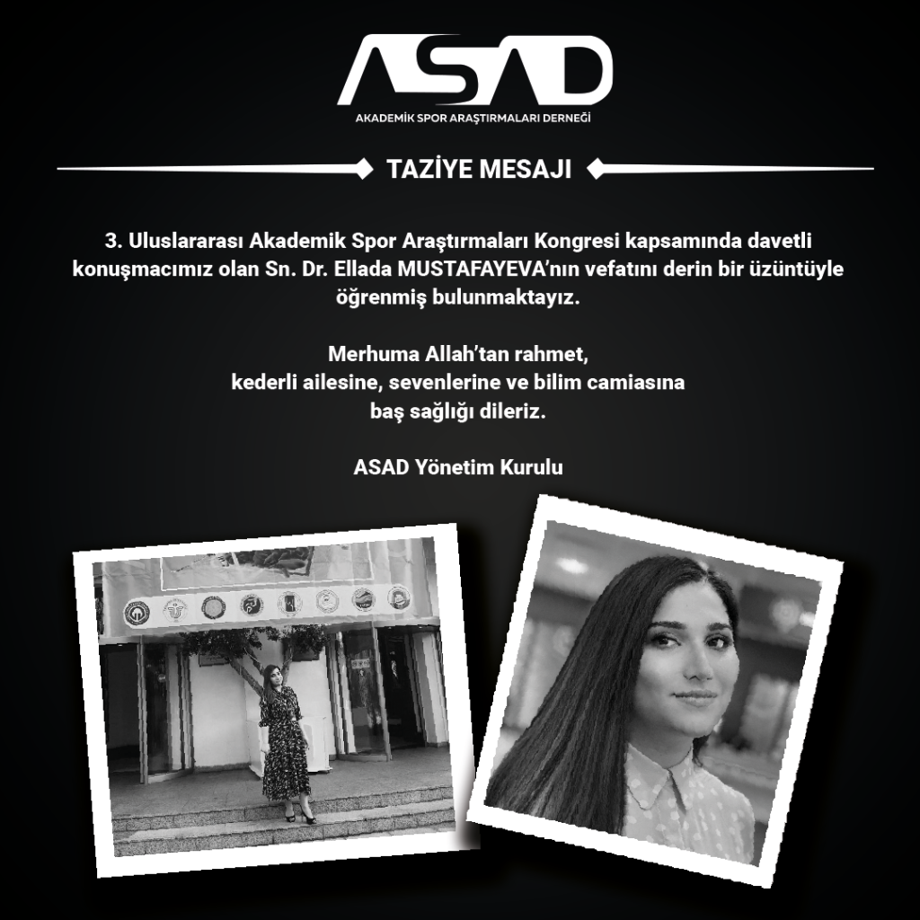 Vefat & Başsağlı (Dr. Ellada MUSTAFAYEVA)